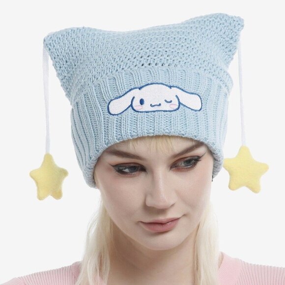 Bioworld Accessories - Sanrio Cinnamoroll Dangle Star Beanie NEW